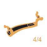 Almohadilla violín 4/4