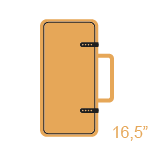 Estuches para viola 16,5"