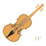 Violas 11"