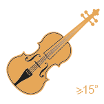 Violas a partir de 15"