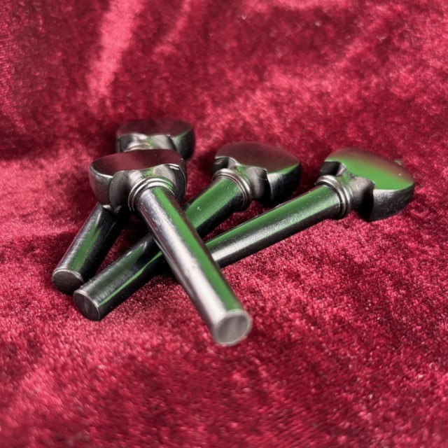 Set de Clavijas Barrocas de Violin en Ébano