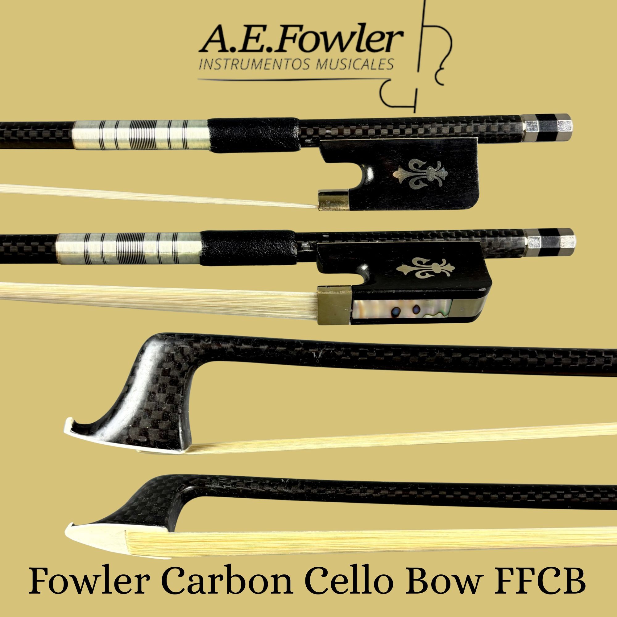 ARCO VIOLONCELLO FOWLER FIBRA CARBONO