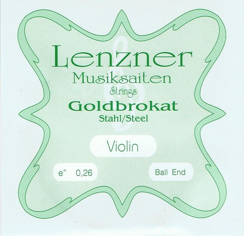 CUERDA VIOLÍN LENZNER/OPTIMA GOLDBROKAT 1a MI LAZO 0,28