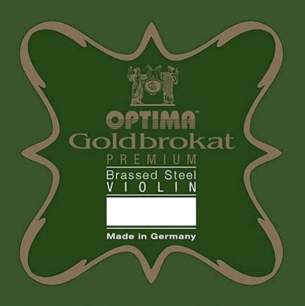 CUERDA VIOLÍN LENZNER/OPTIMA GOLDBROKAT PREMIUM BRASSED 1a MI BOLA 0,27