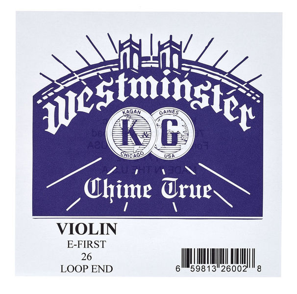 CUERDA VIOLÍN WESTMINSTER 1a MI LAZO FORTE