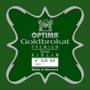 CUERDA VIOLÍN LENZNER/OPTIMA GOLDBROKAT PREMIUM 1a MI BOLA 0,26