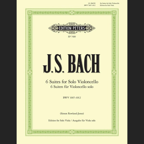 BACH, J.S. - SUITES (6) ORIGINAL PARA CELLO - ED. PETERS