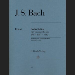 BACH J.S. – SUITES (6) URTEXT BWV.1007-1012 – ED. HENLE VERLAG