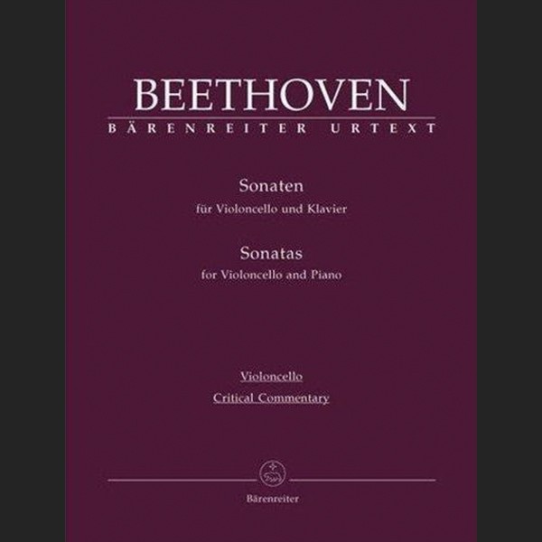 BEETHOVEN L.V. - SONATAS (5) URTEXT - ED. BARENREITER