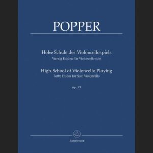 POPPER D. – ESTUDIOS OP. 73 – ED. BARENREITER