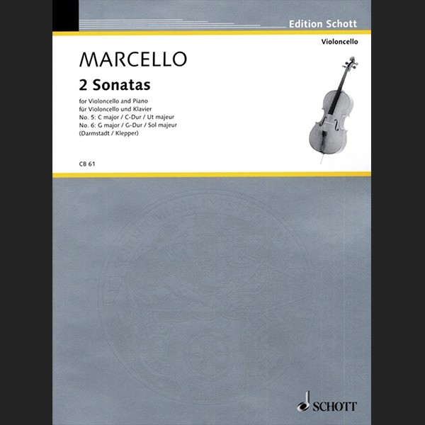 MARCELLO B. - SONATAS SOL M Y DO M - ED. SCHOTT