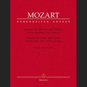 MOZART W.A. – SONATAS KV.301-306, 296, 378 – ED. BARENREITER