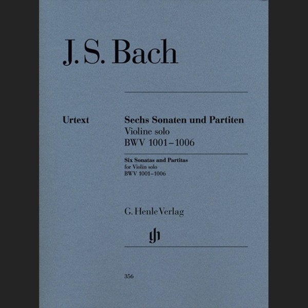 BACH J.S. - SONATAS Y PARTITAS URTEXT BWV.1001-1006 - ED. HENLE VERLAG