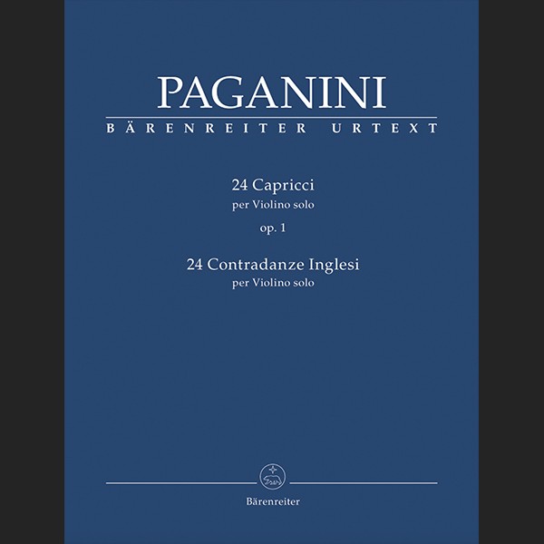 PAGANINI M. - 24 CAPRICHOS OP.1 - ED. BARENREITER