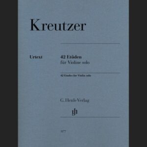 KREUTZER R. – 42 ESTUDIOS URTEXT – ED. HENLE VERLAG