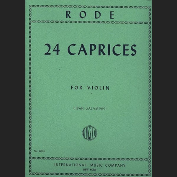 RODE P. - 24 CAPRICHOS - ED. INTERNATIONAL