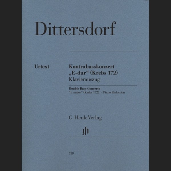 DITTERSDORF C.D.V. - CONCIERTO MI M URTEXT - ED. HENLE VERLAG