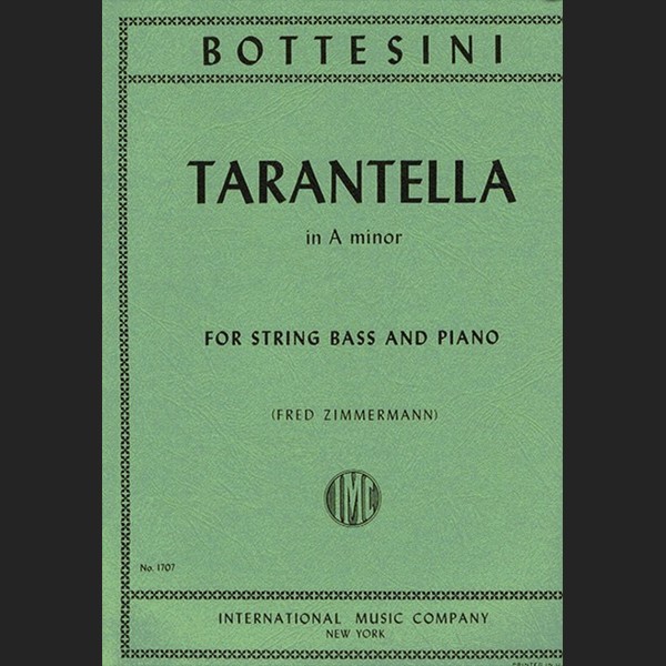 BOTTESINI G. - TARANTELLA LA m - ED. INTERNATIONAL