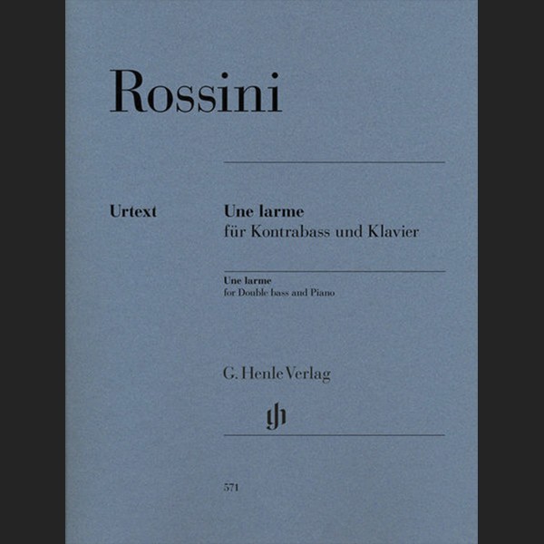 ROSSINI G. - UNE LARME - ED. HENLE VERLAG