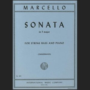 MARCELLO B. – SONATA FA M – ED. INTERNATIONAL
