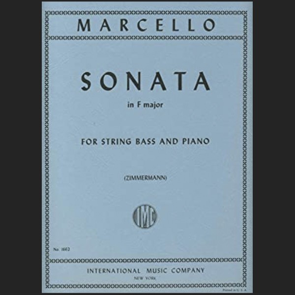MARCELLO B. - SONATA FA M - ED. INTERNATIONAL