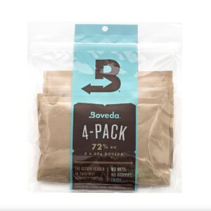 HUMIDIFICADOR VIOLÍN/VIOLA/CELLO/CONTRABAJO BOVEDA PACK 4 UNIDADES 72% – 60gr