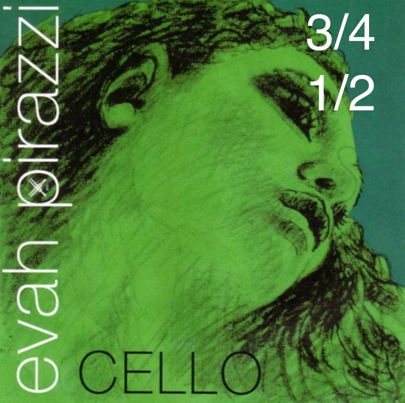 JUEGO CUERDAS VIOLONCELLO PIRASTRO EVAH PIRAZZI 3/4-1/2