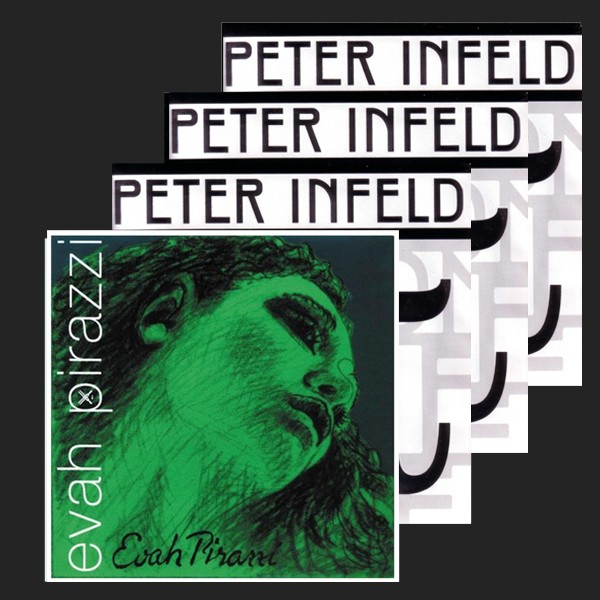 SET CUERDAS VIOLÍN EVAH PIRAZZI (MI BOLA ORO) I PETER INFELD (LA,RE(PLATA),SOL)