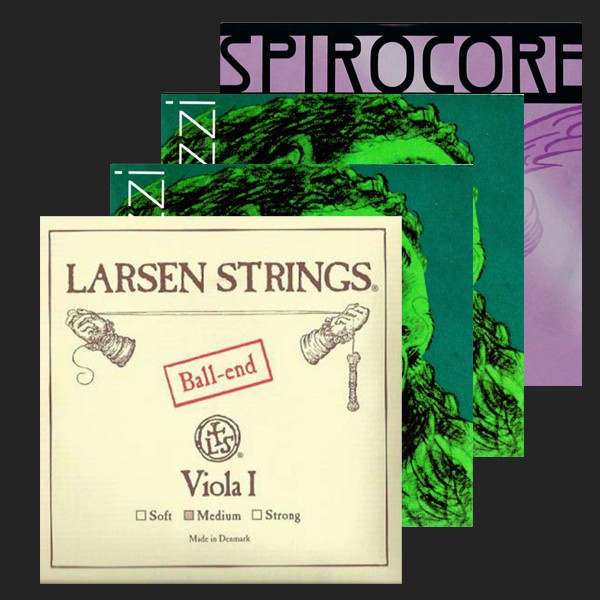 SET CUERDAS VIOLA LARSEN (LA) EVAH PIRAZZI (RE,SOL) SPIROCORE (DO WOLFRAMIO)