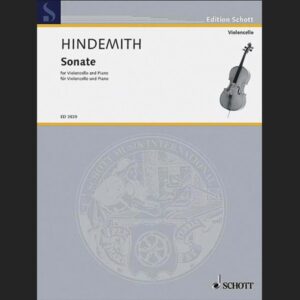 HINDEMITH P. – SONATA (1948) – ED. SCHOTT
