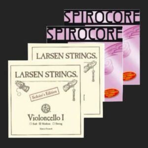 SET CUERDAS CELLO LARSEN SOLOIST (LA,RE) Y SPIROCORE WOLFRAMIO (SOL,DO)