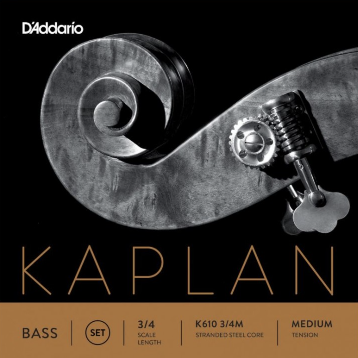 JUEGO CUERDAS CONTRABAJO D'ADDARIO KAPLAN