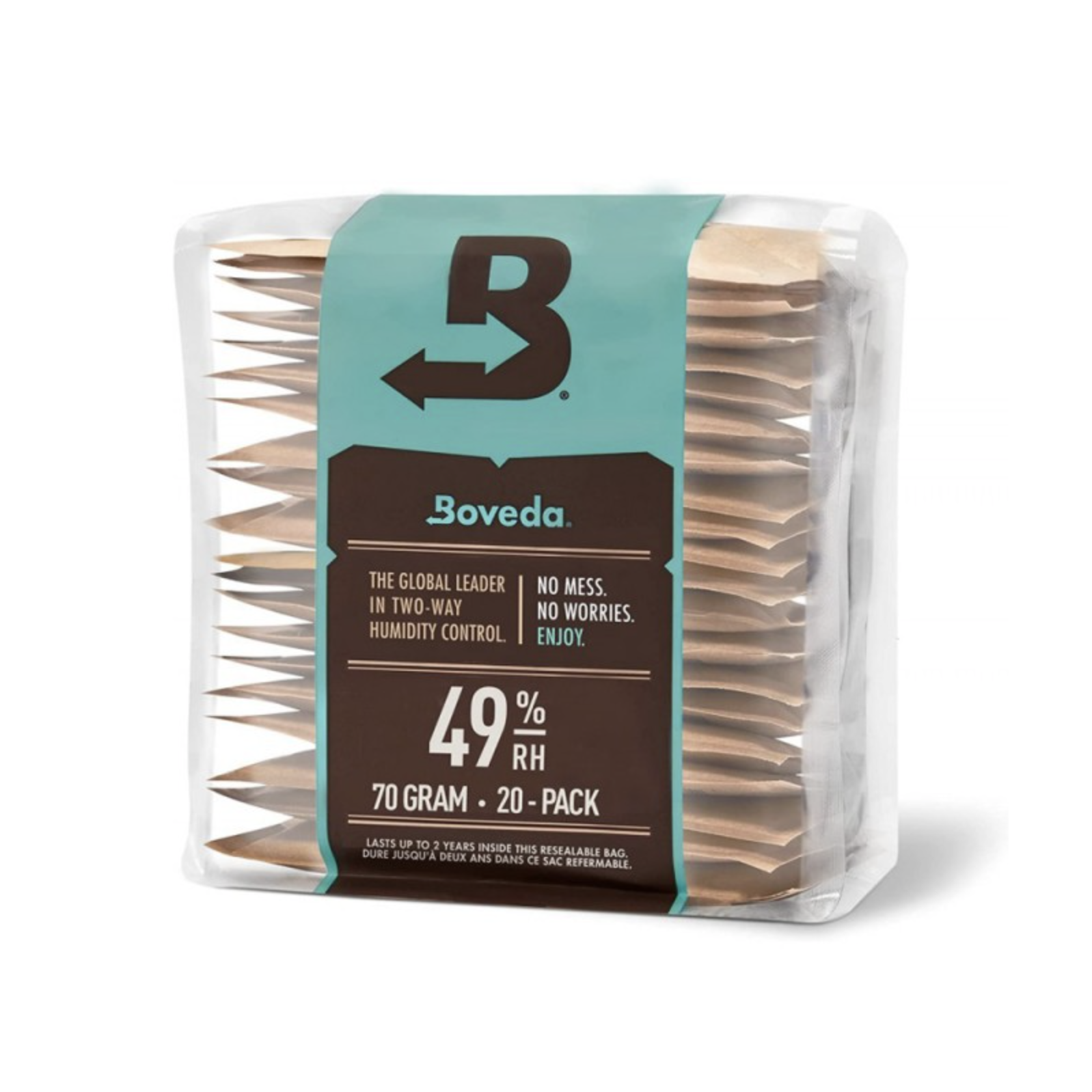 HUMIDIFICADOR VIOLÍN/VIOLA/CELLO/CONTRABAJO BOVEDA PACK 20 UNIDADES 49% - 70gr