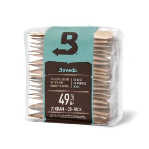 HUMIDIFICADOR VIOLÍN/VIOLA/CELLO/CONTRABAJO BOVEDA PACK 20 UNIDADES 49% – 40gr