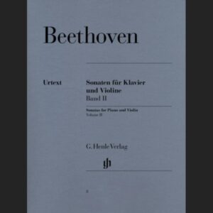 BEETHOVEN L.V. – SONATAS PIANO Y VIOLÍN V.2 – ED. HENLE VERLAG