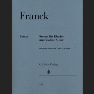 FRANCK C. – SONATA PARA PIANO Y VIOLÍN LA M – ED. HENLE VERLAG