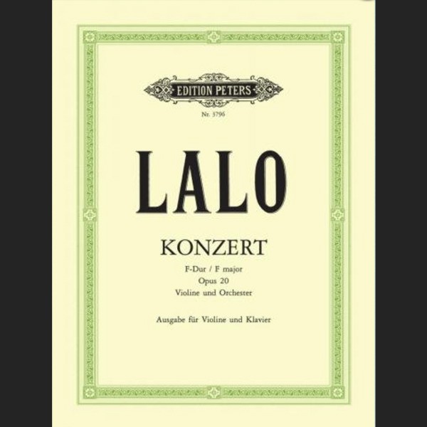 LALO E. - CONCIERTO FAM OP.20 - ED. PETERS