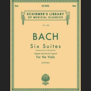 BACH, J.S. – SUITES (6) ORIGINAL PARA CELLO – ED. SCHIRMER