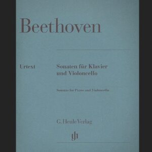 BEETHOVEN L.V. – SONATAS (5) URTEXT – ED. HENLE VERLAG