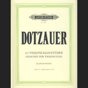 DOTZAUER J.J.F. – 113 ESTUDIOS V.3 (63-85) – ED. PETERS