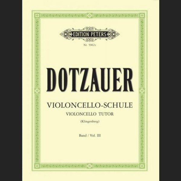 DOTZAUER J.J.F. - MÉTODO V.3 - ED. PETERS
