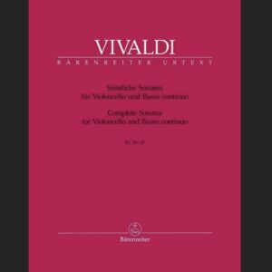 VIVALDI A. – SONATAS COMPLETAS RV.39-47 URTEXT – ED. BARENREITER