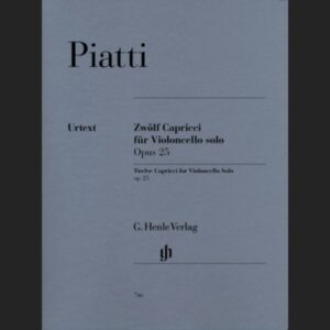 PIATTI A. – 12 CAPRICHOS OP. 25 – ED. HENLE VERLAG